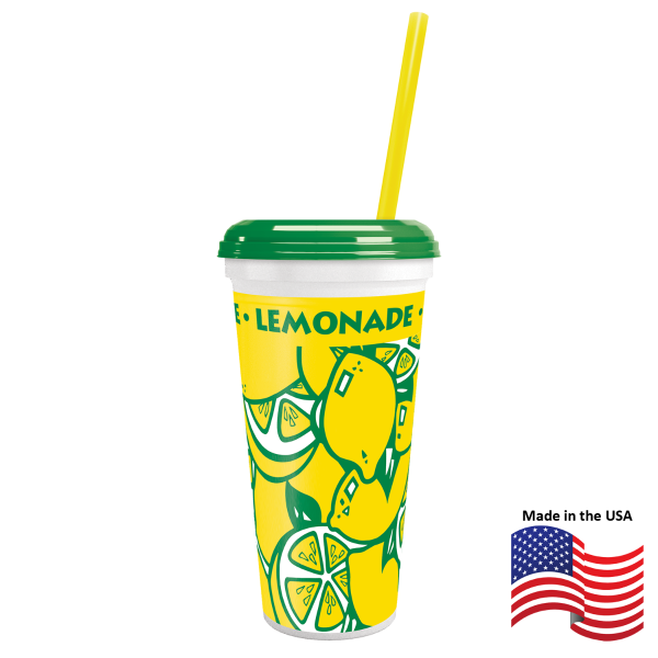 8022590 32 OZ Lemons Cups (200)