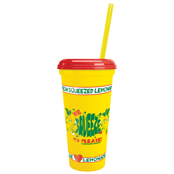 8022595 Yellow Squeeze To Please Souvenir Cups (200)