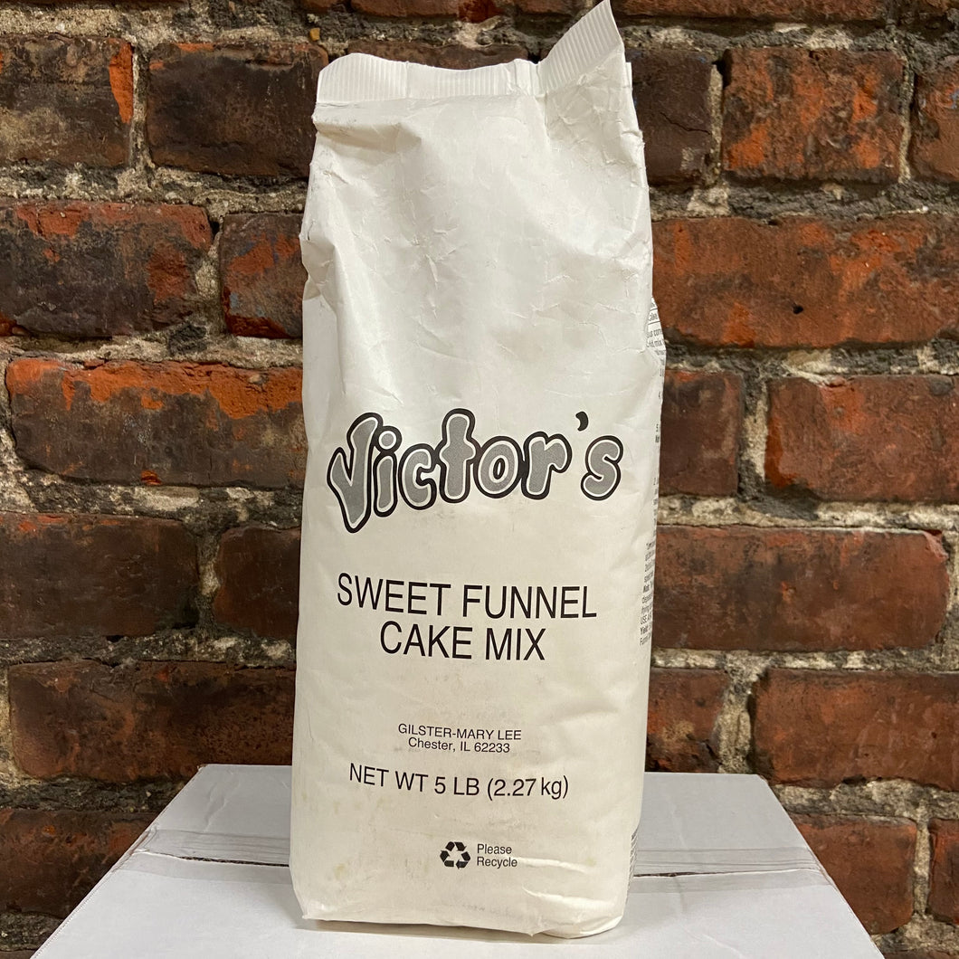 Victor's Sweet Funnel Cake Mix (case with six 5-lb bags)