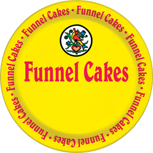 Funnel Cake Plates